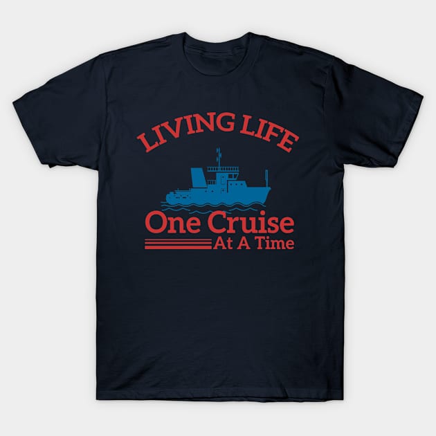 Funny Cruise Art Men Women Family Cruise Vacation Couples T-Shirt by retro